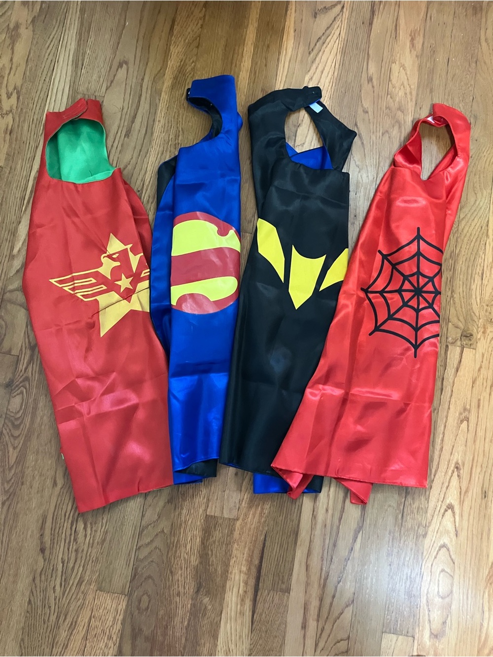 Bundle of 4 Kids Superhero Capes